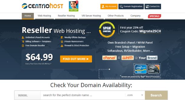 CentrioHost- Best For Innovative And Quality Hosting Solution