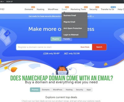 Does Namecheap Domain Come With an Email?