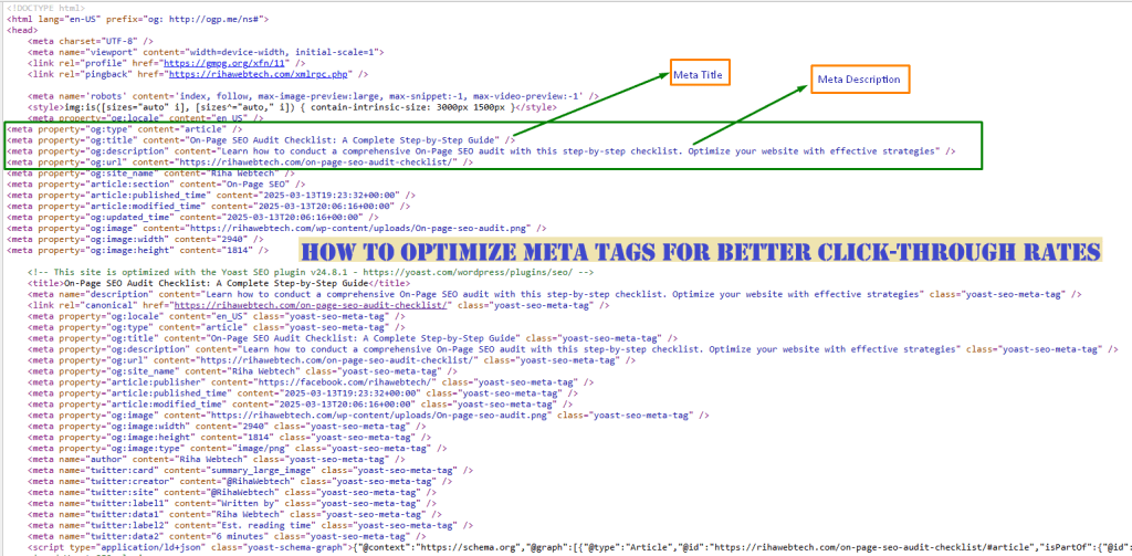 How to Optimize Meta Tags